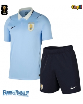 Uruguay Echipament de Fotbal Replică Mondial 2026 Copii Acasa (+ Șorturi)